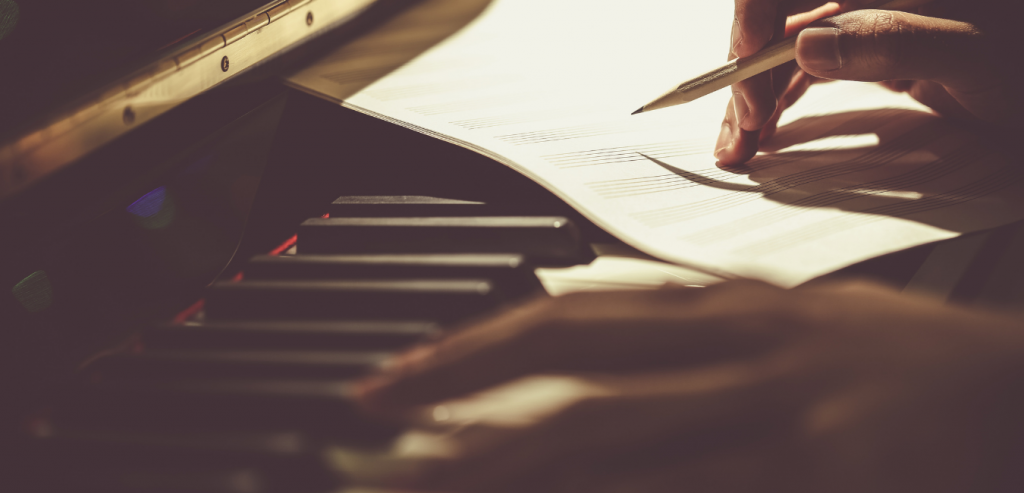 Creating a motif with a piano