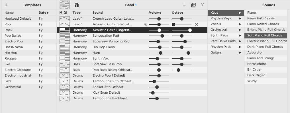 Virtual Instruments in Hookpad