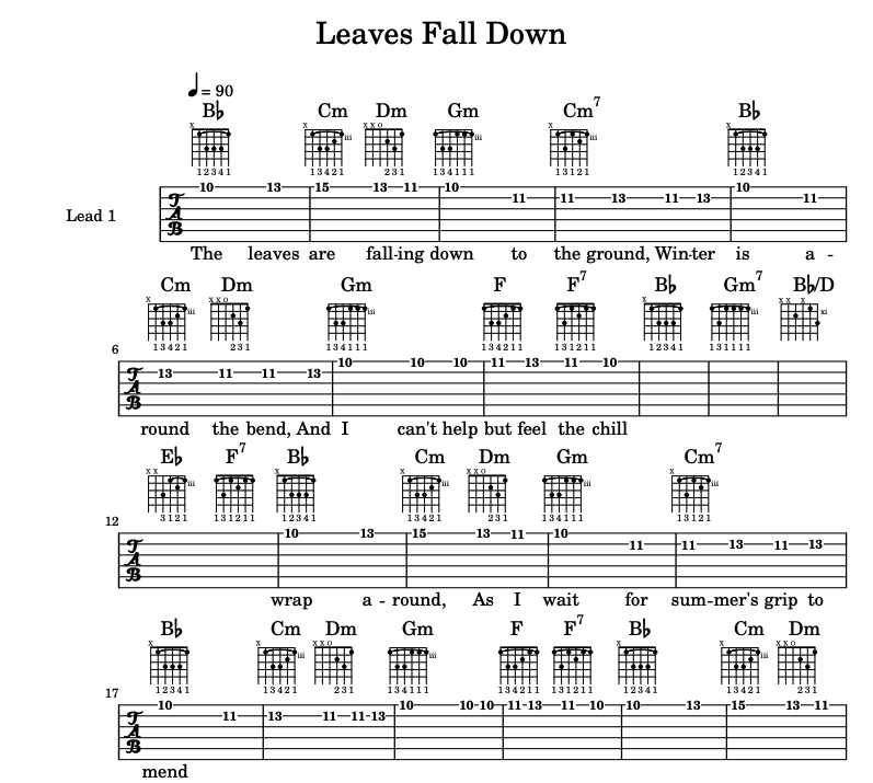 Guitar Tabs Export