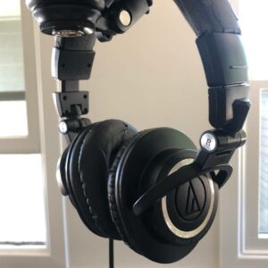 AKG Studio Headphone on a Microphone Stand